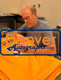 Kurt Rambis Autographed/Signed Pro Style Yellow XL Jersey Beckett 38708