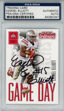 Ezekiel Elliott Signed 2016 Panini Contenders Draft Picks Gameday #5 Card PSA