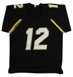 Colorado Travis Hunter Authentic Signed Black Pro Style Jersey BAS Witnessed
