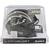 Dan Fouts Autographed San Diego Chargers 22 STS Mini Helmet Beckett 49262