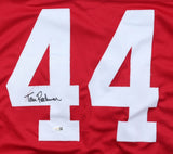 Tom Rathman Signed San Francisco 49ers Jersey (JSA) 2xSuper Bowl Champion / R.B.
