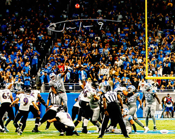 JUSTIN TUCKER AUTOGRAPHED SIGNED 16X20 PHOTO BALTIMORE RAVENS JSA STOCK #232739