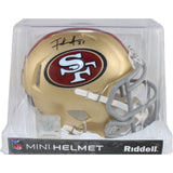 Frank Gore Autographed San Francisco 49ers Mini Helmet Beckett Witness 51642