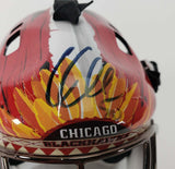 Corey Crawford Signed Chicago Blackhawks Mini Helmet (JSA) 2xStanley Cup Champ