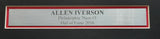 PHILADELPHIA 76ERS ALLEN IVERSON AUTOGRAPHED FRAMED WHITE JERSEY JSA 209463