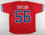 Lawrence Taylor Signed New York Giants Jersey (JSA COA) 2xSuper Bowl Champion LB