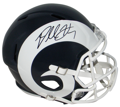 DARRELL HENDERSON JR SIGNED LOS ANGELES RAMS SPEED FULL SIZE HELMET BECKETT