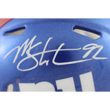 Michael Strahan Autographed New York Giants Speed Mini Helmet Beckett 49863