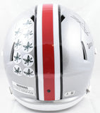 Jack Sawyer Autographed Ohio St. F/S Speed Helmet 24 Natl Champs- Beckett W Holo