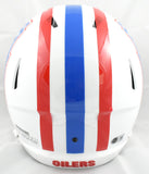 Warren Moon Autographed Houston Oilers F/S 81-98 Speed Helmet HOF-Beckett W Holo