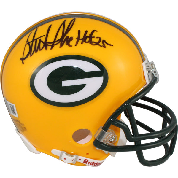 Sterling Sharpe Autographed Green Bay Packers VSR4 Mini Helmet HOF Beckett 53890