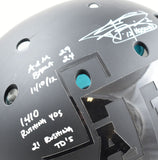 Johnny Manziel Autographed Texas A&M F/S Authentic Helmet Awards - JSA W *White