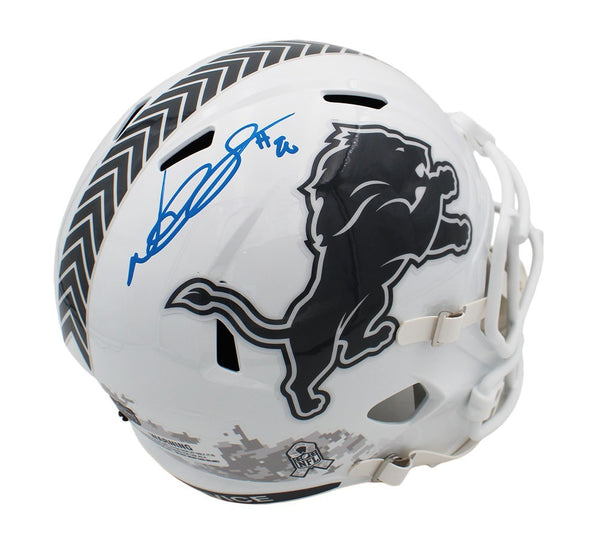 Ndamokung Suh Signed Detroit Speed Full Size Salute to Service 3 NFL Helmet