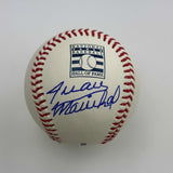 Autographed/Signed Juan Marichal HOF Hall of Fame Rawlings ROML Baseball JSA COA