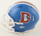 Steve Atwater Signed Denver Broncos Throwback Mini Helmet (JSA COA) 8xPro Bowl