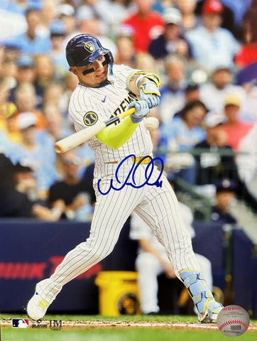 Milw. Brewers Catcher WILLIAM CONTRERAS Signed 8x10 Photo #10 AUTO