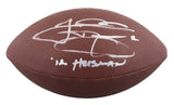 Texas A&M Johnny Manziel "12 HT" Signed Wilson Super Grip Football JSA #WC808944