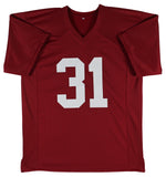 Alabama Will Anderson "Terminator" Signed Maroon Pro Style Jersey BAS Witnessed