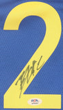 Brandin Podziemski Signed Golden State Warriors Nike Jersey /PSA/2023 1st Rnd Pk