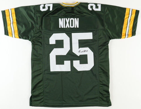 Keisean Nixon Green Bay Packers Jersey Signed (JSA COA) 2022 Kick Return Leader