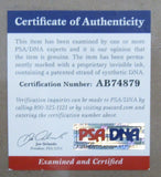 Jim Brown HOF Autographed/Inscr 16x20 Jersey Browns Framed PSA/DNA 183364