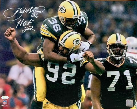 Packers SB XXXI Champ LEROY BUTLER Signed 16x20 Photo #4 AUTO w/ HOF '22 - JSA