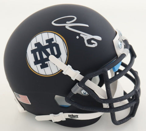 Chase Claypool Signed Notre Dame Fighting Irish Mini Helmet (Beckett) Bears W.R.