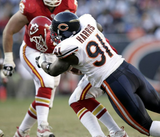 Tommie Harris Signed Bears Jersey (Beckett) Chicago's 2004 1st Roud Draft Pk /DT