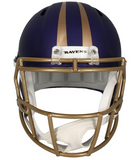 Ed Reed Autographed Ravens 2024 Alternate Full Size Speed Helmet Beckett