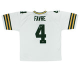 Brett Favre Signed Green Bay Packers Mitchell & Ness Legacy White NFL XXL Jersey