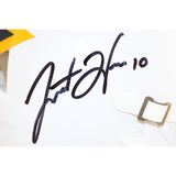 Justin Herbert Signed Los Angeles Chargers Pro Color Rush Helmet Fanatics 51407