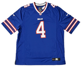 James Cook Autographed Buffalo Bills Nike Blue Game Jersey Beckett