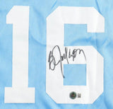 Bo Jackson Kansas City Signed Light Blue Baseball Jersey BAS