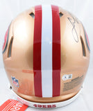 Fred Warner Autographed 49ers F/S Speed Authentic Helmet - Beckett W Hologram