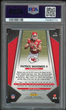 2017 Panini Prizm Silver # 269 Patrick Mahomes RC Rookie Red Ink PSA 9/10 Auto
