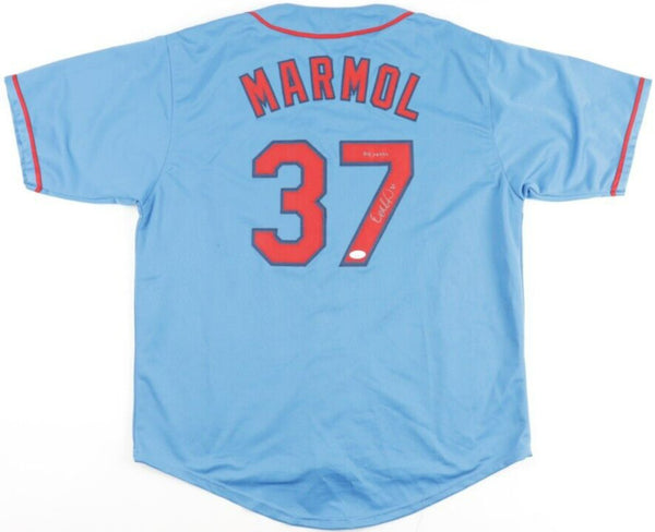 Oliver Marmol Signed St Louis Cardinals Jersey Inscribed "Go Cards"(JSA COA) MGR