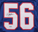 Lawrence Taylor Signed New York Giants Pro Cut Jersey (Beckett) All Pro L.B.