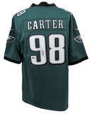 Jalen Carter Signed/Auto Green Nike On Field Football Jersey Eagles BAS 194514