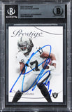 Raiders Davante Adams Authentic Signed 2023 Prestige #153 Card BAS Slabbed