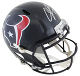Texans Andre Johnson Authentic Signed Full Size Speed Rep Helmet BAS Witnessed