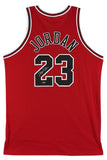 Bulls Michael Jordan Signed Red Authentic Nike Jersey UDA & BAS #AD04351