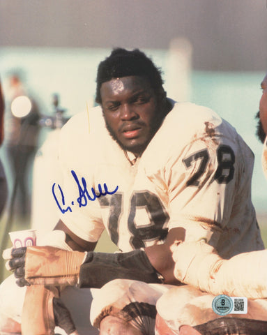 Art Shell Autographed Signed 8x10 Photo Oakland Raiders Beckett BAS QR #BS12838