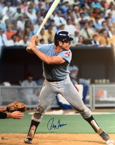 Clev Indians Catcher RAY FOSSE Signed 16x20 Photo #2 AUTO - All Star
