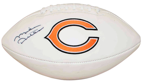 MIKE DITKA AUTOGRAPHED SIGNED CHICAGO BEARS WHITE LOGO FOOTBALL JSA