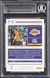 Lakers Shaquille O'Neal Authentic Signed 2016 Studio #73 Card BAS Slabbed