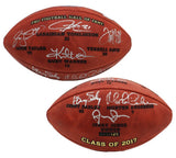 2017 HOF Class Signed Wilson Authentic HOF Logo Football- K Warner, M Andersen