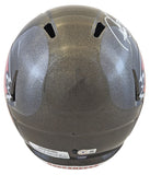 Buccaneers Ronde Barber Authentic Signed Full Size Speed Rep Helmet BAS Witness
