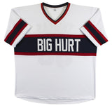 Frank Thomas Authentic Signed White Throwback Pro Style Jersey BAS Witnessed
