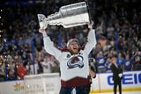 Gabriel Landeskog Signed Colorado Avalanche 2022 S.C Champ Logo Puck (Fanatics)