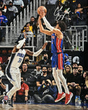Cade Cunningham Autographed Detroit Pistons 16x20 Photo FAN 41072